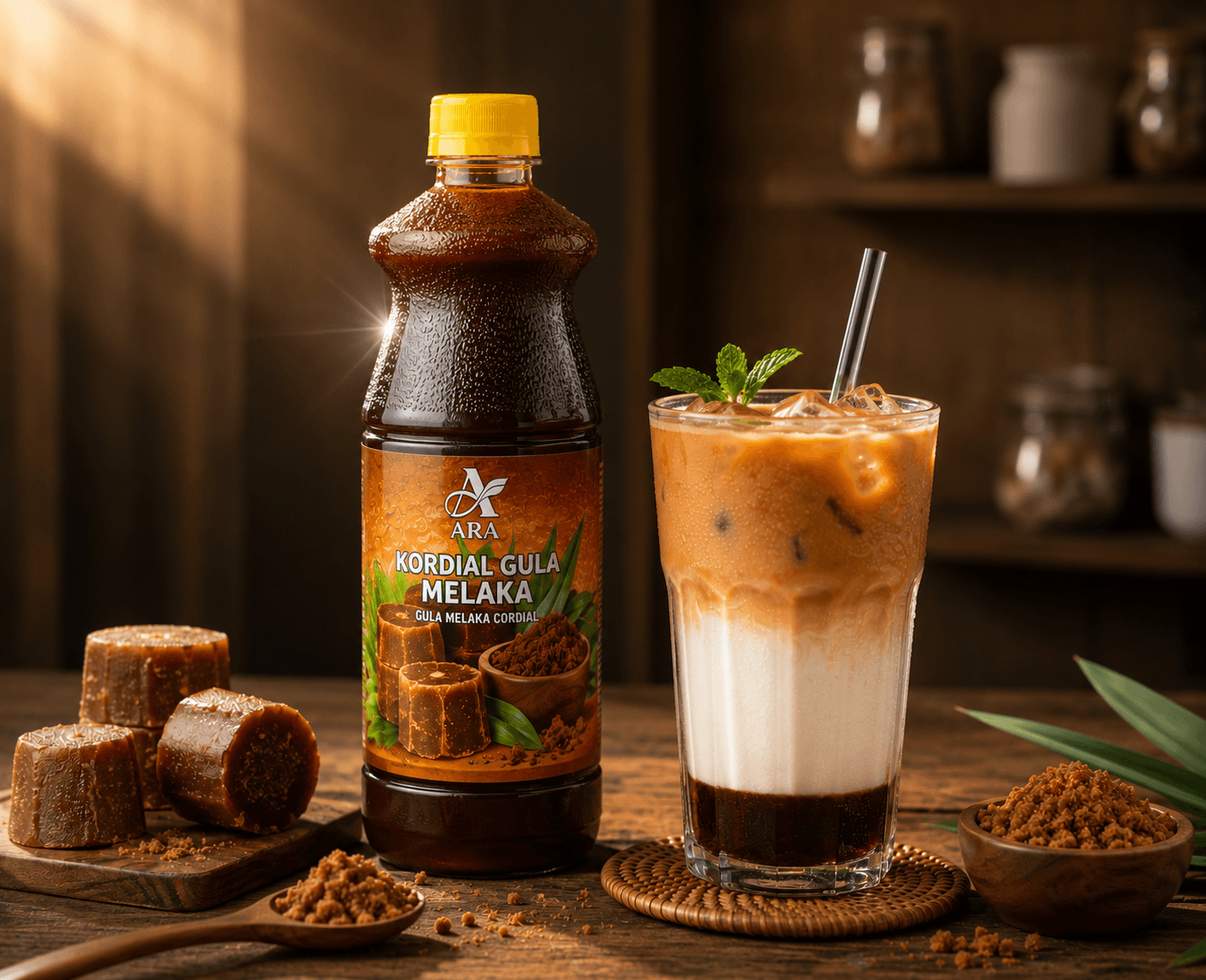 Gula Melaka Cordial — Ara Bayu Premium Concentrated Beverage